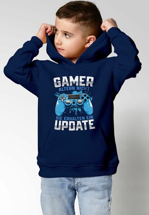 GAMING SPRUCH LUSTIG GAMER ALTERN NICHT VIDEOSPIEL KONSOLE - Kapuzenpullover - navy