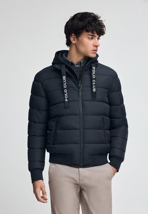 WITH REMOVABLE - Winterjas - navy