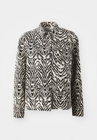 NMMARLEY ZEBRA - Džinsa auduma jaka - ecru