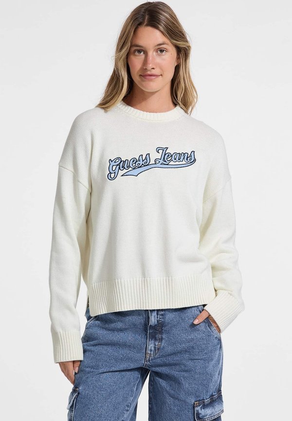 LOGO-PATCH - Strickpullover - creme