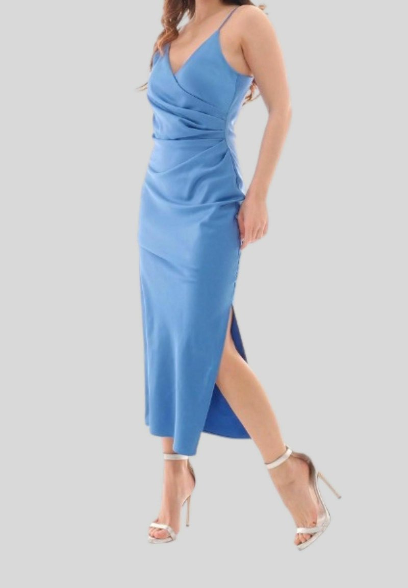 Vestito Occasioni Speciali ChoiyuBella Doux Per Donna - Abito Premaman Elegante, Maniche Lunghe, Jersey Elasticizzato