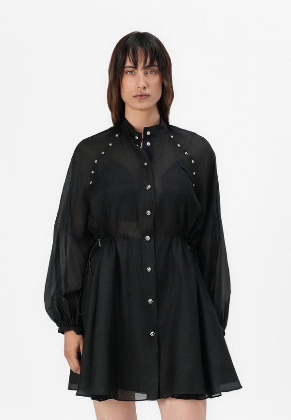 PABLO ABITO  - Shirt dress - nero limousine