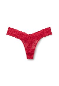 Tezenis MIT BEINAUSSCHNITT - String - rot rosso inverno/rouge chiné - ZALANDO.FR