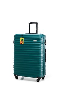 WITTCHEN LARGE SUITCASE WITH LUGGAGE TAG FROM ABS - Trolley - green