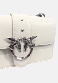 Pinko LOVE ONE MINI VITELLO SETA - Borsa a tracolla - bianco