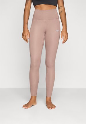 New Balance HARMONY HIGH RISE LEGGING - Tights - earth shadow