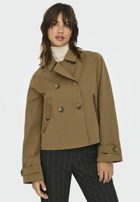 ONLY ONLAPRIL LIFE SHORT TRENCHCOAT - Korte frakker - toasted coconut