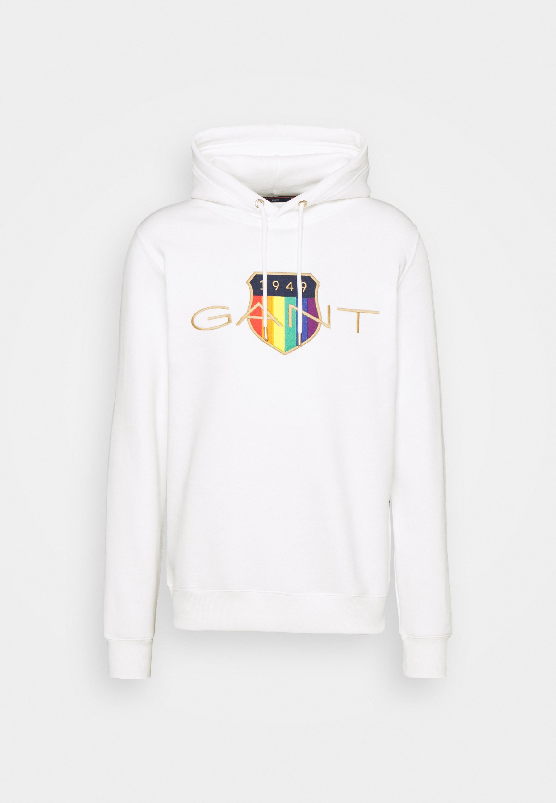 Gant Pride Hoodie Unisex Collegepaita Eggshell Luonnonvalkoinen Zalando Fi
