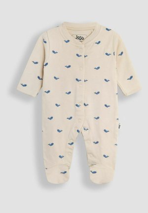 JoJo Maman Bébé EMBROIDERED SET 2 PIECE - Sleep suit - stone