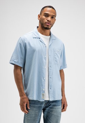 Butcher of Blue BUTCHER OF BLUE SHIRTS S/S ANTHONY LT RESORT SHIRT SS - Hemd - shark blue