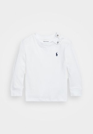 Polo Ralph Lauren COTTON JERSEY LONG SLEEVE T SHIRT - Langarmshirt - white