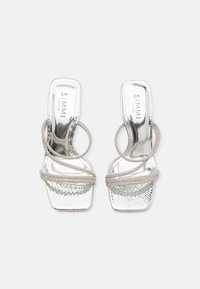 Simmi London ZITA - High heeled sandals - silver-coloured