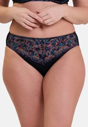 Slip - imprimé petites fleurs rose bleu
