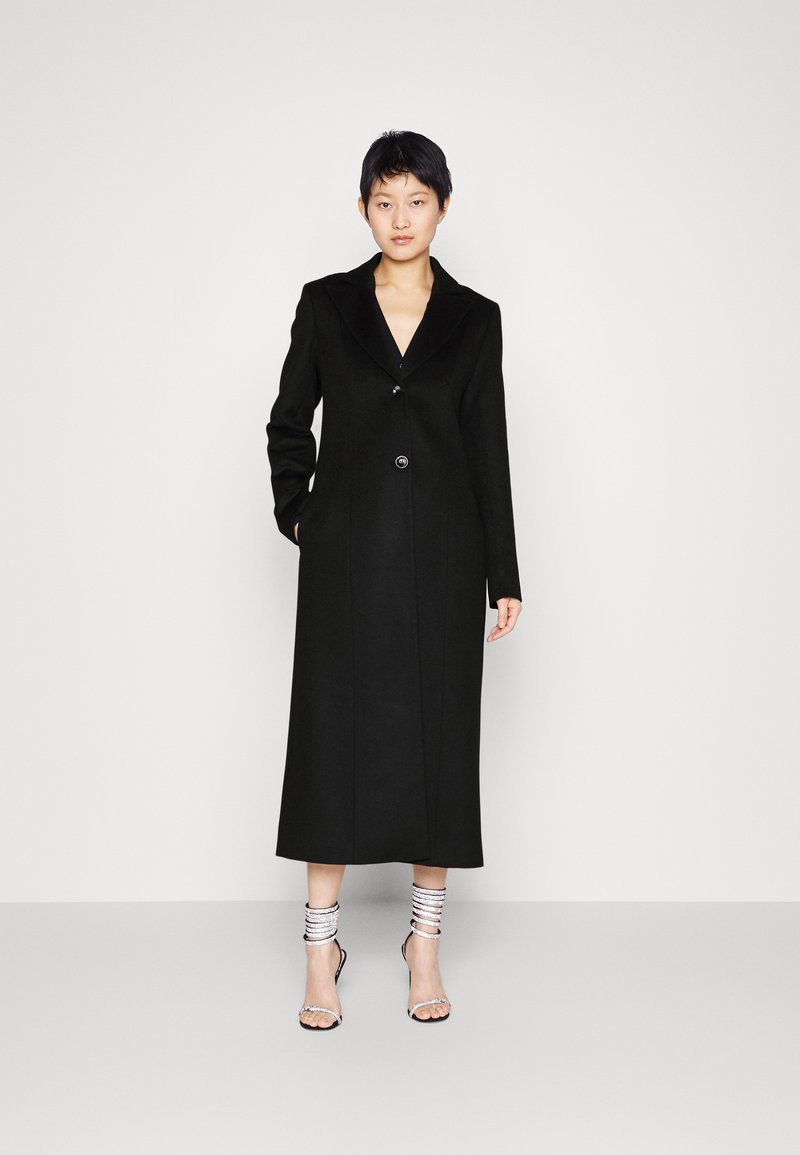 Elleme FITTED LONG COAT Classic coat black Zalando.de