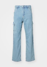 Relaxed fit -farkut - mid blue washed