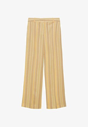 Mango, Pantaloni - light yellow