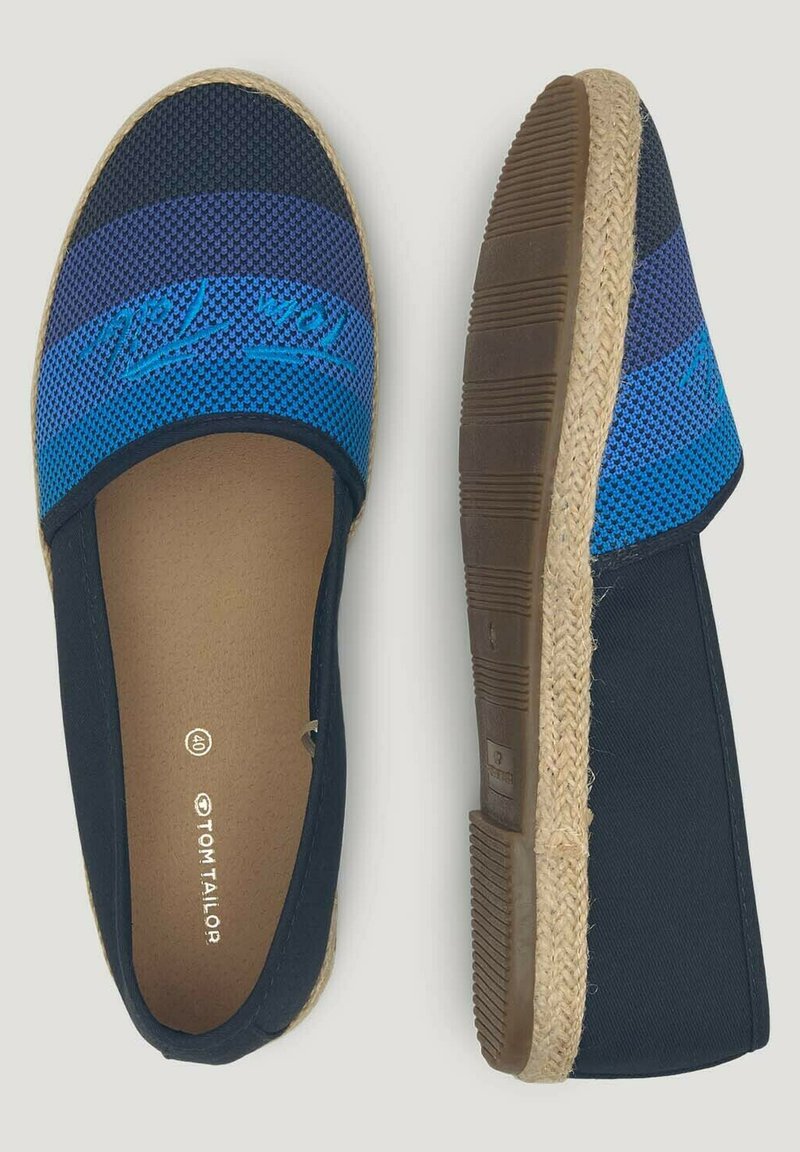Damen Halbschuhe | TOM TAILOR MIT STREIFEN Espadrille navy/dunkelblau - PG07893 Damen Halbschuhe | TOM TAILOR MIT STREIFEN Espadrille navy/dunkelblau - PG07893