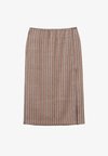 & OTHER STORIES MIDI SKIRT - Jupe trapèze - taupe