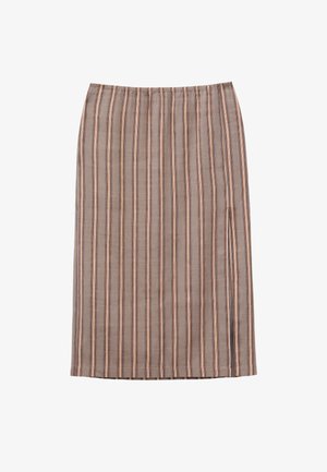 & OTHER STORIES, & OTHER STORIES MIDI SKIRT - Jupe trapèze - taupe