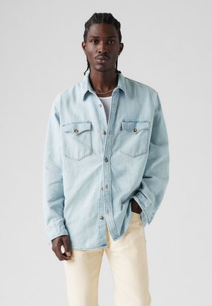 RELAXED FIT WESTERN - Overhemd - light blue denim