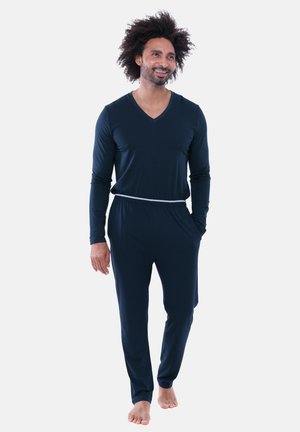 SET - Nattøj sæt - dunkelblau