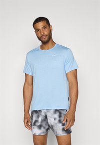 Nike Performance - BREATHE MILER TOP - Sports T-shirt - psychic blue/reflective silver Thumbnail Image 1