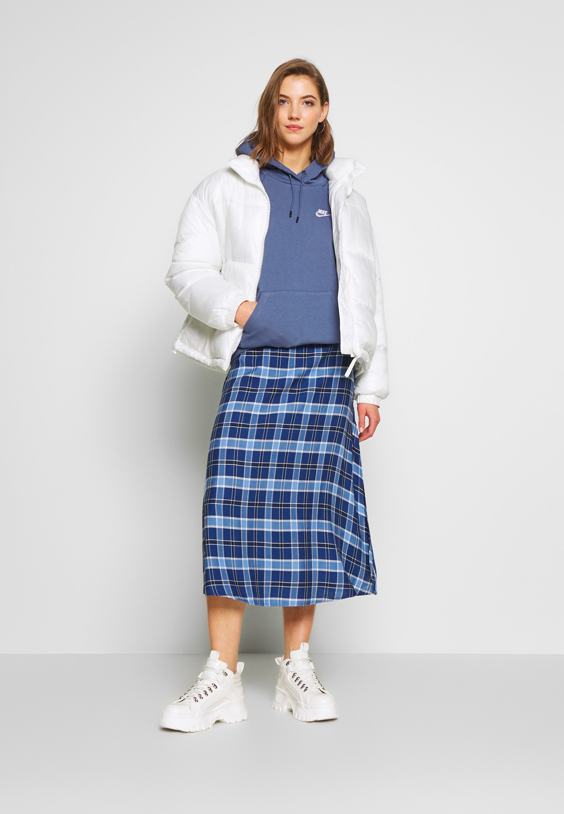 diffused blue hoodie