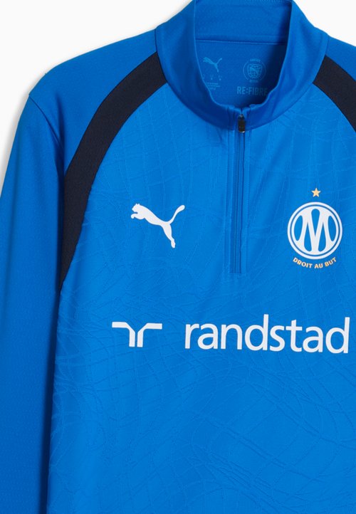 PUMA OLYMPIQUE MARSEILLE TRAINING 1/4 ZIP TOP - Club wear - team royal-deep navy — photo 6