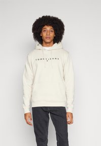 Tommy Jeans LINEAR LOGO - Felpa - newsprint
