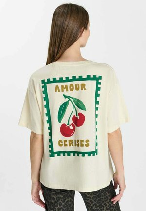 Le Temps Des Cerises, TEE-SHIRT ARYA - T-shirt print - blanc