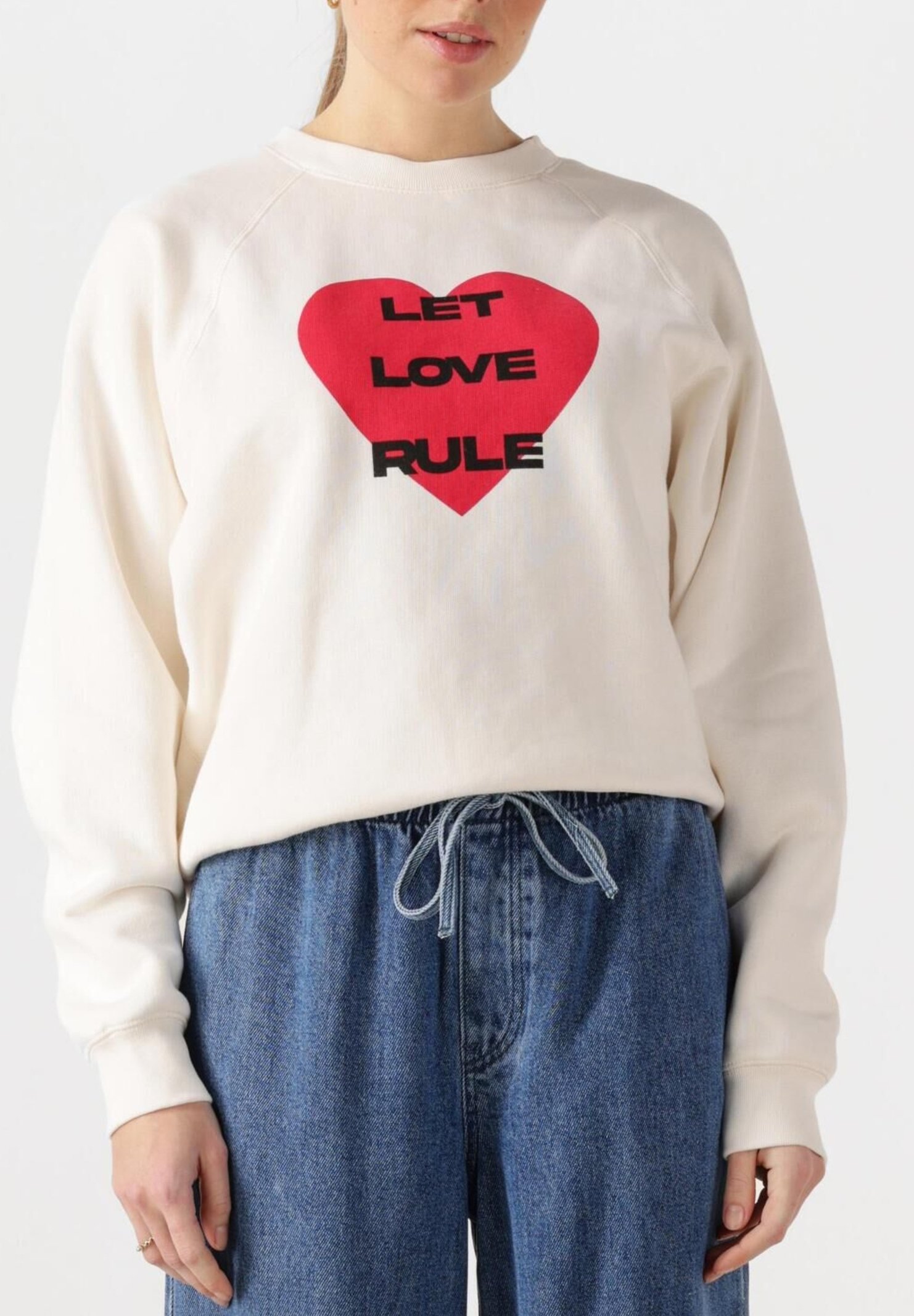 Catwalk Junkie GRAPHIC Sweatshirt ecru/écru ZALANDO