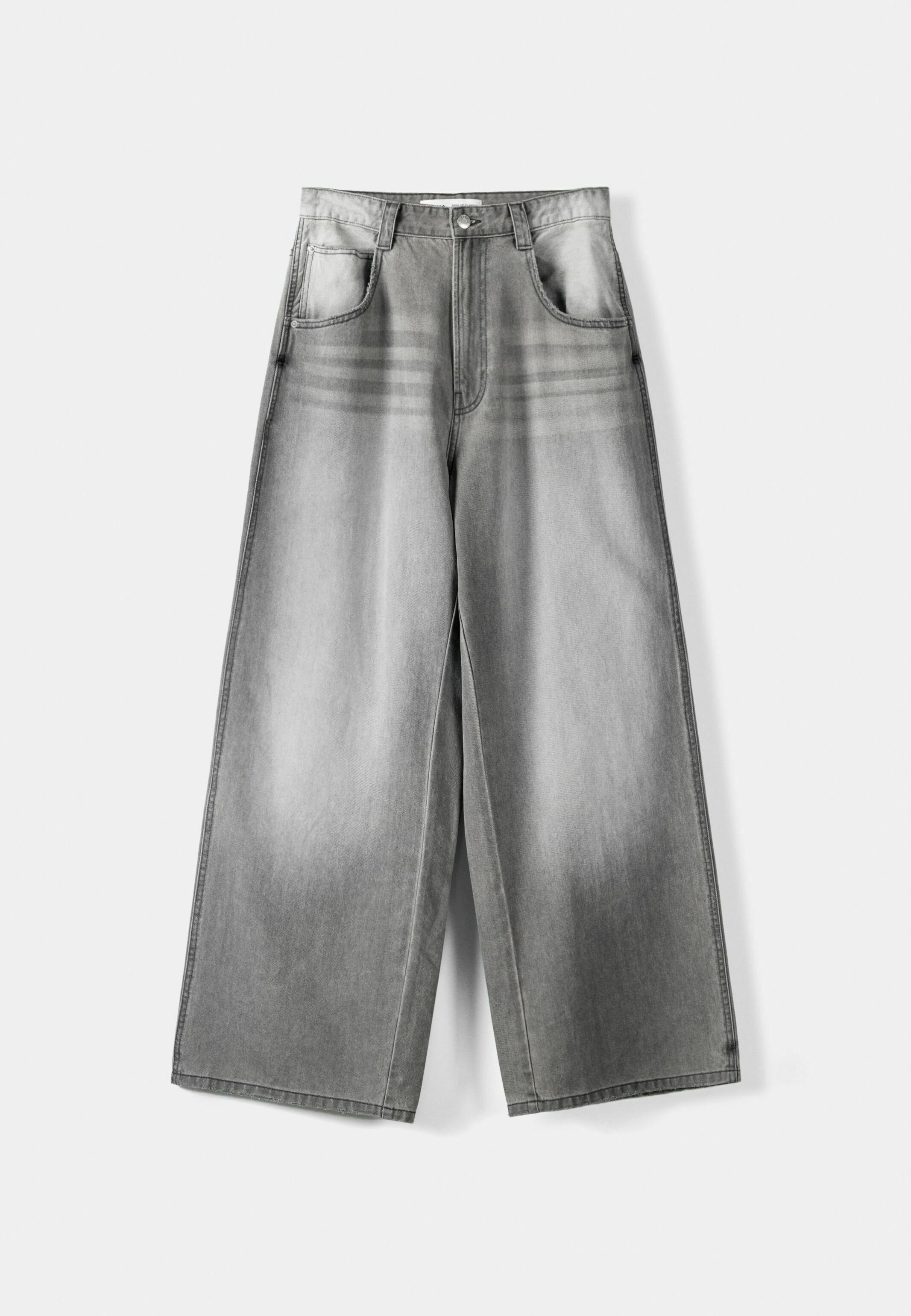 Bershka Bootcut jeans - mottled dark grey - (Pre-owned