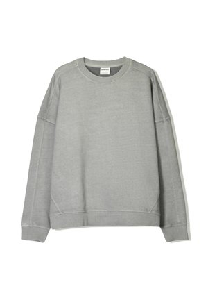Sweater - mottled dark grey