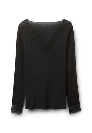 Intimissimi V-NECK ULTRALIGHT - Camiseta de manga larga - black