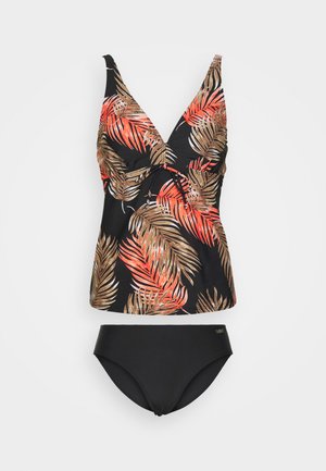 LASCANA, WIRE TANKINI LEAF SET - Bikini - black