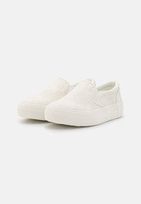 NA-KD BASIC TRAINERS - Sapatos sem atacadores - white