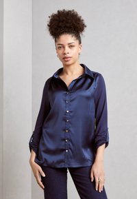 Anna Field - Button-down blouse - dark blue Thumbnail Image 1