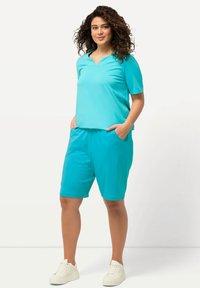 Ulla Popken BERMUDA  - Šortky - deep aqua