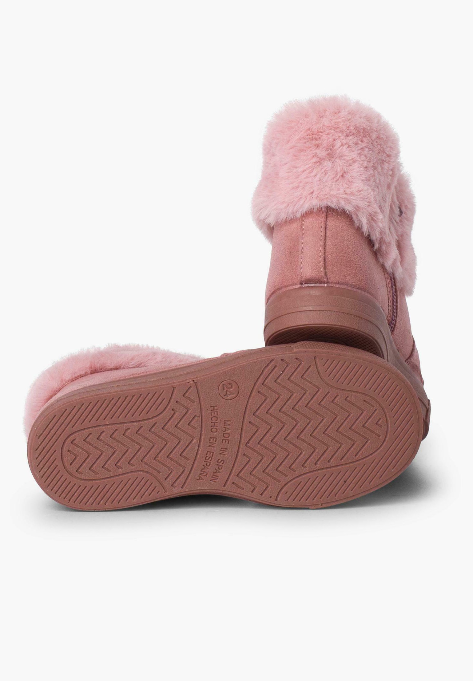 Pisamonas Botas para la nieve - rosa - Zalando.es