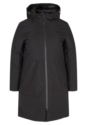 WITH ADJUSTABLE WAIST - Zimný kabát - black
