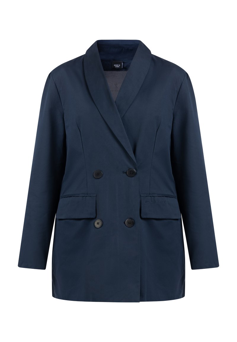 dreimaster Halflange jas donkerblauw