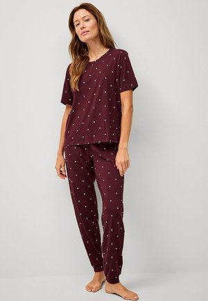 Ellos Collection SET - Pyjama - dunkelrot
