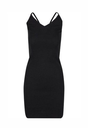 Urban Classics, NECKHOLDER - Strickkleid - black