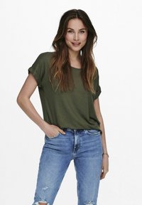 ONLY MOSTER O-NECK - Blouse - khaki