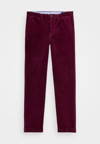 STRETCH STRAIGHT FIT CORDUROY TROUSER - Broek - ruby