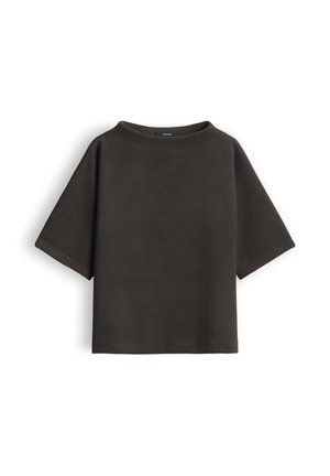 someday., RELAXED FIT RIBBED TEXTURE - T-shirt basic - midnight olive