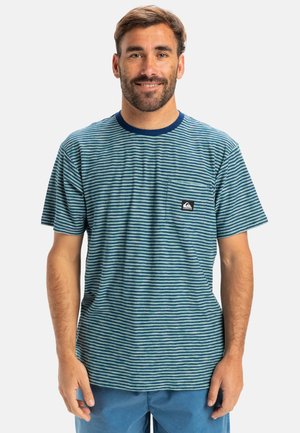 Quiksilver KENTIN - T-shirts print - blue