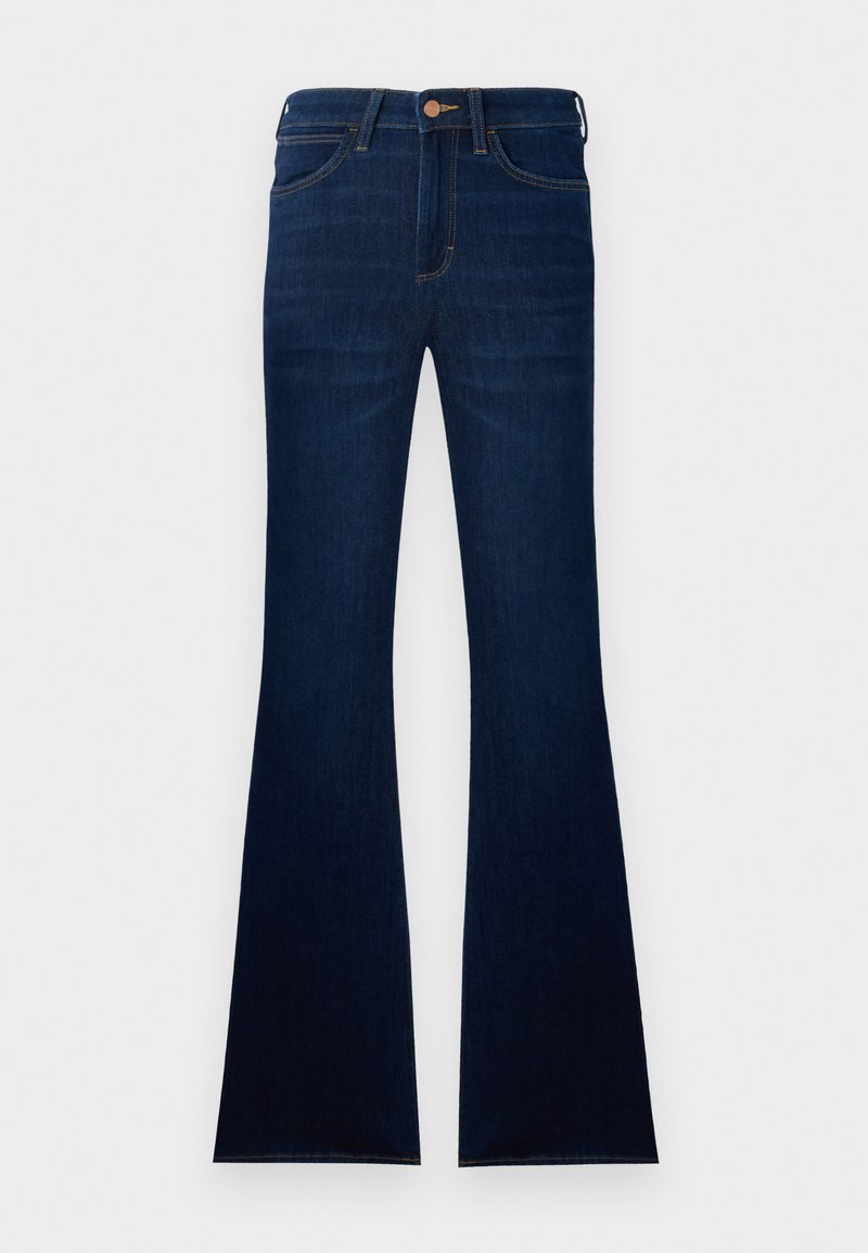 Wrangler Flared Jeans donkerblauw denim Wrangler Flared Jeans donkerblauw denim