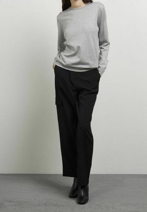 Strickpullover - light grey