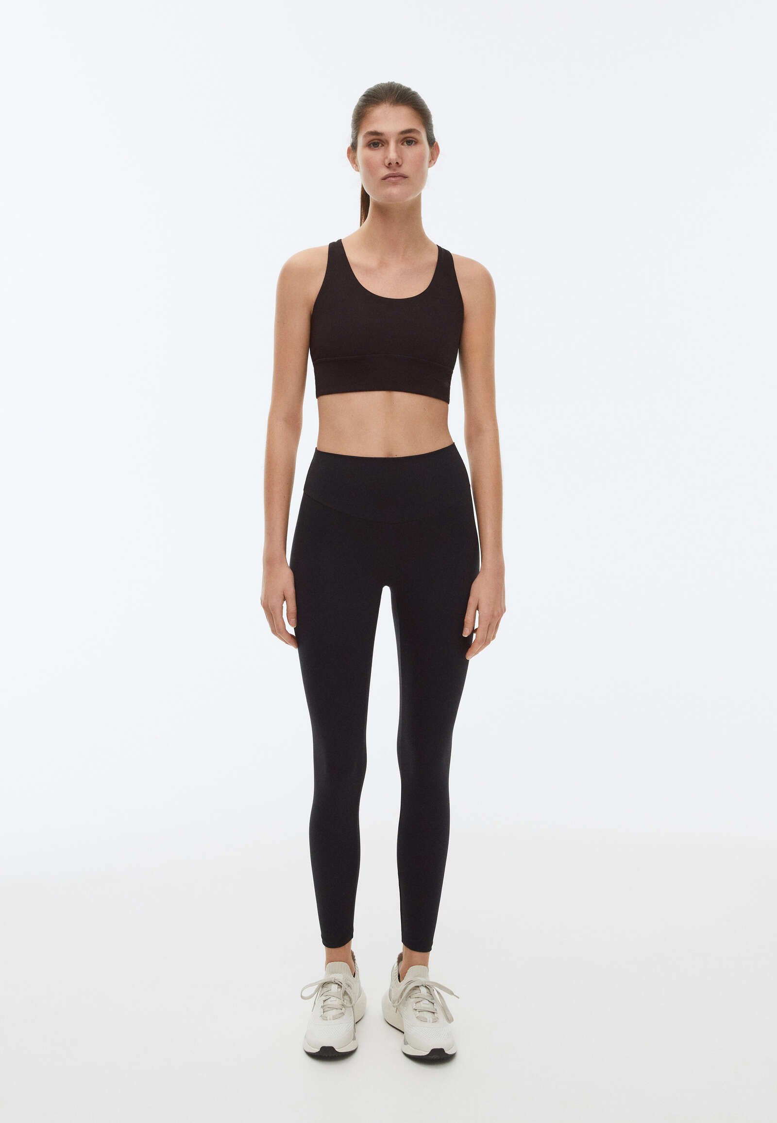OYSHO COMFORTLUX - Leggings - black 